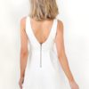 Black Floral Embroidered Mini Dress - Image 2