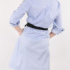 Blue Shirt Dress Turndown Collar Long Sleeve Women’s Summer Dresses - Image 2