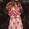 Boho Short Sleeve Scoop Neck Dresses