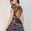 Boho Skater Slim Fit Short Dress - Image 4