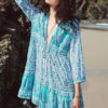 Boho V Neck Oversized Short Dresses