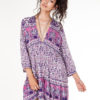 Boho V Neck Oversized Short Dresses - Image 5