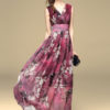 Chiffon Maxi Dress 2019 Floral Summer Dress Women Long Party Dress - Image 6