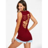 Cut Out American Flag Sleeveless T-shirt - Image 6