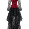 High Low Two Piece Corset Dress - Image 14