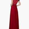 Maxi Prom Dress 2018 Blue Applique Sleeveless Long Party Dress Women Summer Dress - Image 7