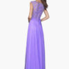 Maxi Prom Dress 2018 Blue Applique Sleeveless Long Party Dress Women Summer Dress - Image 3