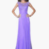 Maxi Prom Dress 2018 Blue Applique Sleeveless Long Party Dress Women Summer Dress - Image 2