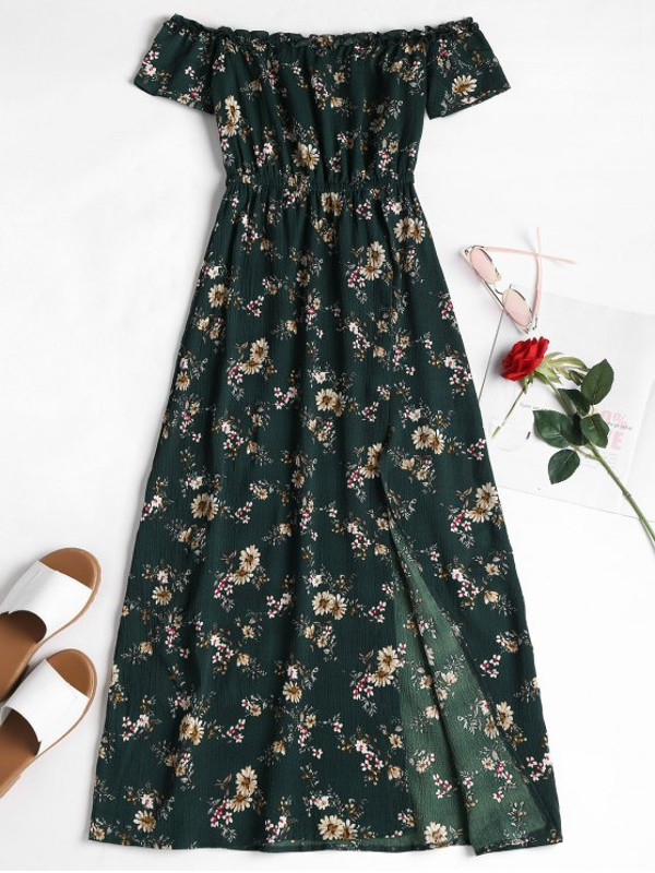 Off The Shoulder Floral Sundress Dresses