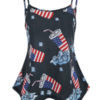 Patriotic American Flag Cami Top