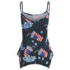 Patriotic American Flag Cami Top - Image 2
