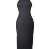 Sexy Maxi Dress Long Summer Dress Halter Sleeveless Split Backless Evening Dress - Image 3