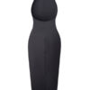 Sexy Maxi Dress Long Summer Dress Halter Sleeveless Split Backless Evening Dress - Image 2
