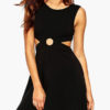 Sleeveless Cut Out Little Black Dress