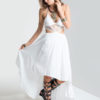 Slip Cutout Pleated High Low Boho Dresses - Image 4