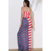 Strapless Patriotic American Flag Maxi Bandeau Dresses - Image 3