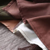 Vintage Shirt Dress Long Sleeve Turndown Collar Belt Color Block Semi Sheer Long Dress - Image 2