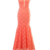 Women’s Lace Dress V Neck Sleeveless Long Mermaid Dresses - Image 4