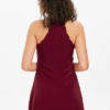 Back Zipper Scalloped Mini Dress - Image 5
