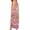 Boho Fringe V Neck Geometric Maxi Dresses - Image 5