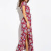 Boho Short Sleeve Slit Long Maxi Dresses - Image 3