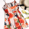 Cami Lace Up Floral Mini Dress - Image 2