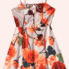 Cami Lace Up Floral Mini Dress - Image 3