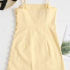 Cami Side Buttoned Mini Dress - Image 2