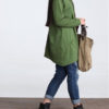 Casual Long Raglan Sleeve Turtleneck Top - Image 3