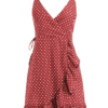 Dotted Ruffles Wrap Dress - Image 3