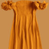 Dramatic Ruffle Sleeve Off The Shoulder Dress - Image 3
