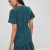 Faux Wrap Polka Dot Mini Tea Dress - Image 4