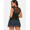 Fishnet and American Flag Slip Top T-shirt - Image 4
