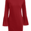 Long Bell Sleeve Mini Bodycon Dress - Image 2