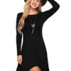 Long Sleeve Round Neck T Shirt - Image 2