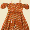 Polka Dot Lace Up Dress - Image 3