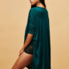 Round Neck High Low Split T - Shirt - Image 5