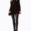 Round Neck Long Sleeve Zipper T Shirt - Image 3