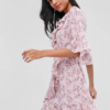 Ruffles Overlap Floral Dress - Image 4