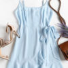 Ruffles Cami Overlap Dresses