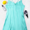 Satin Strappy Mini Party Dress - Image 2