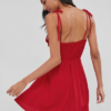 Smocked Tied Straps Mini Dress - Image 2
