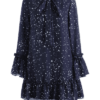 Star Print Bowtie Dress - Image 2