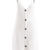 V Neck Button Up Sweater Dress - Image 2