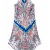 V-Neck Sleeveless Asymmetric Dresses