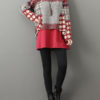 Vintage Floral Double Layered Long Sleeve Blouse - Image 8