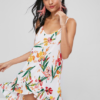 Floral Ruffles Mini Dress
