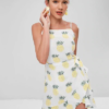 Overlap Pineapple Mini Dress - Image 5