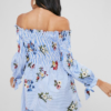 Stripes Smocked Off Shoulder Dress - Image 2