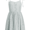 Tie Shoulder Gingham Cami Dress - Image 3